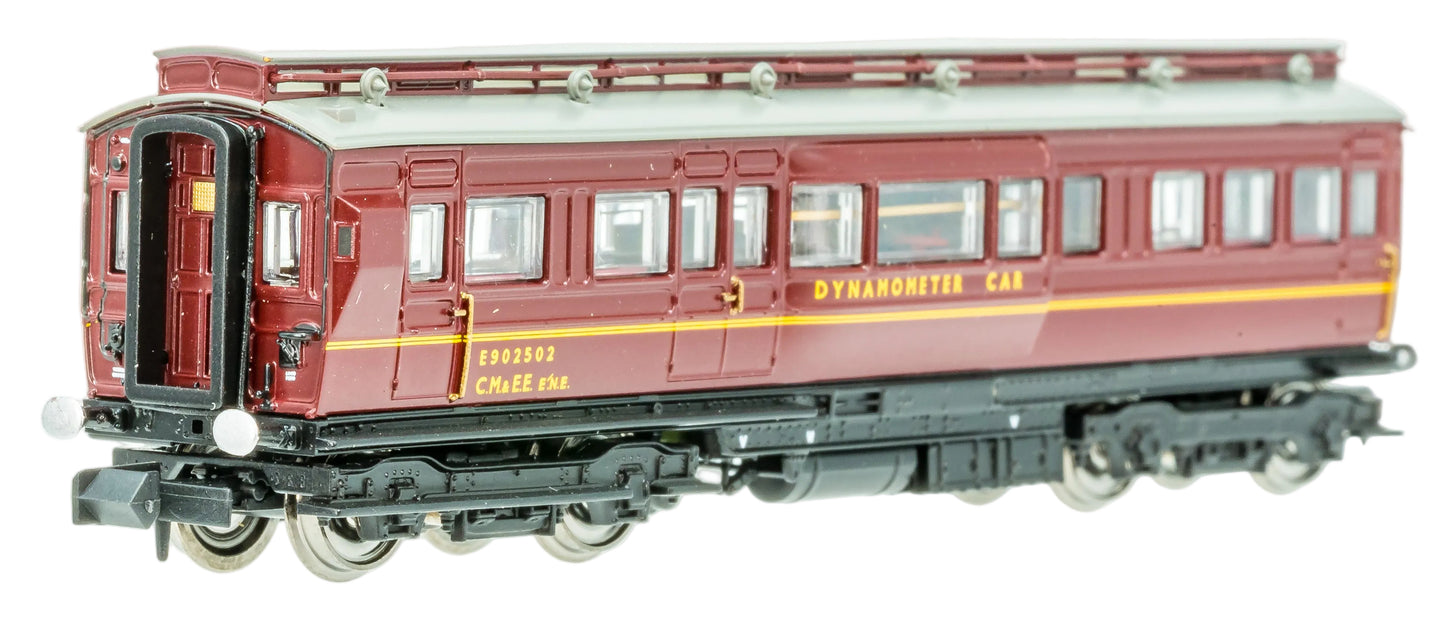 BR Lined Maroon Dynamometer Car E905202