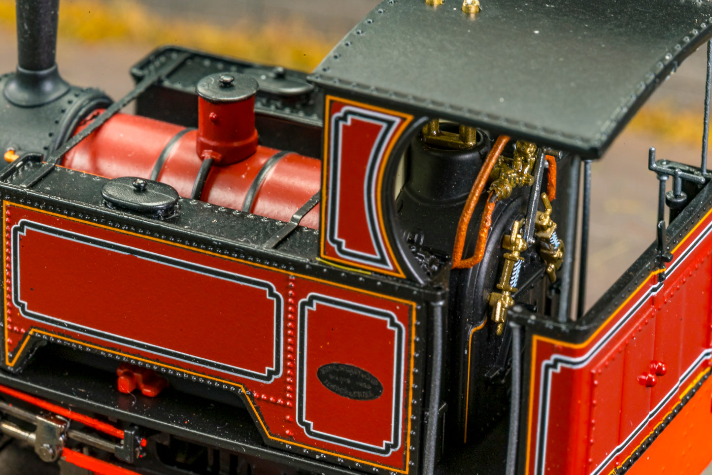 986203 Sirdar Class 0-4-0 Kerr, Stuart & Co. Short-Tank 'What If' - FR Lined Red Steam Locomotive