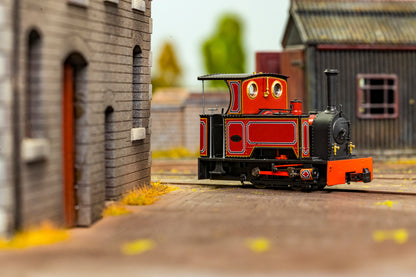 986203 Sirdar Class 0-4-0 Kerr, Stuart & Co. Short-Tank 'What If' - FR Lined Red Steam Locomotive