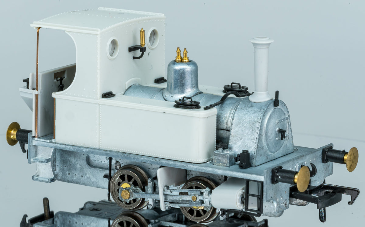 816507 Peckett 0-4-0T 1287 Class Yellow with Wasp Stripes Steam Locomotive - DCC Sound