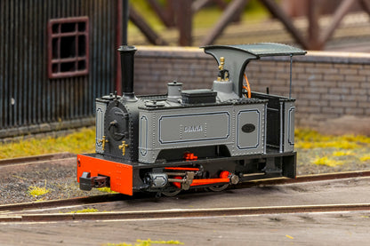 986501 Sirdar Class 0-4-0 Kerr, Stuart & Co. Long-Tank 'Diana’ Lined Grey (As Preserved) Steam Locomotive - DCC Fitted