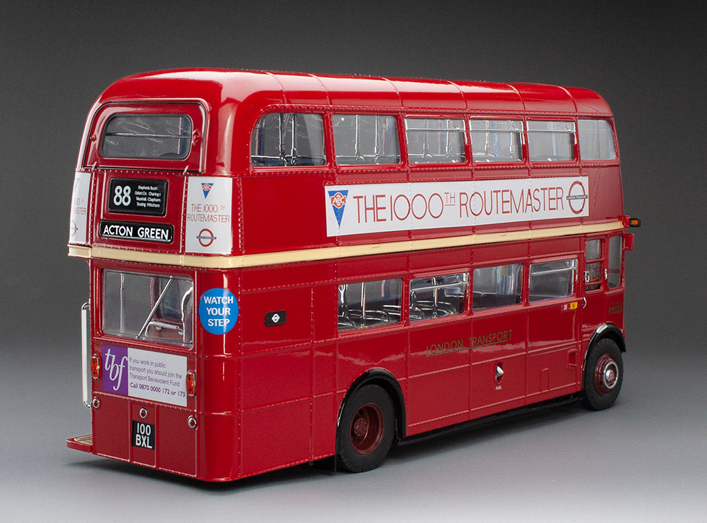 Routemaster Bus RM1000 100 BXL Red (Limited Edition 1000pcs)