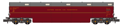 Newton Chambers Car Transporter Eastern Region BR Lined Maroon E96288/289/290E - Pack 1