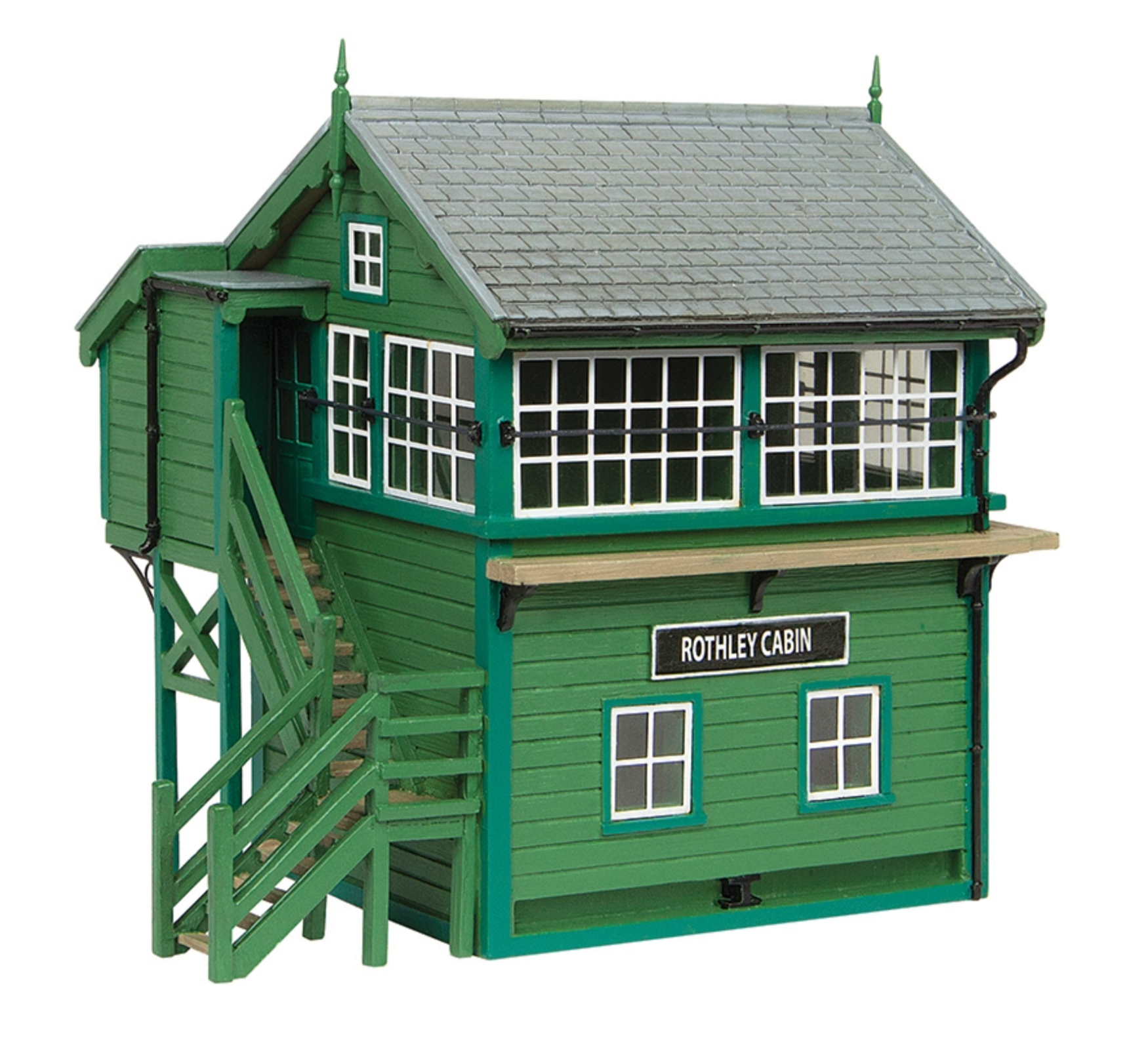 Scenecraft 44-0168G GCR Signal Box Green – Rails