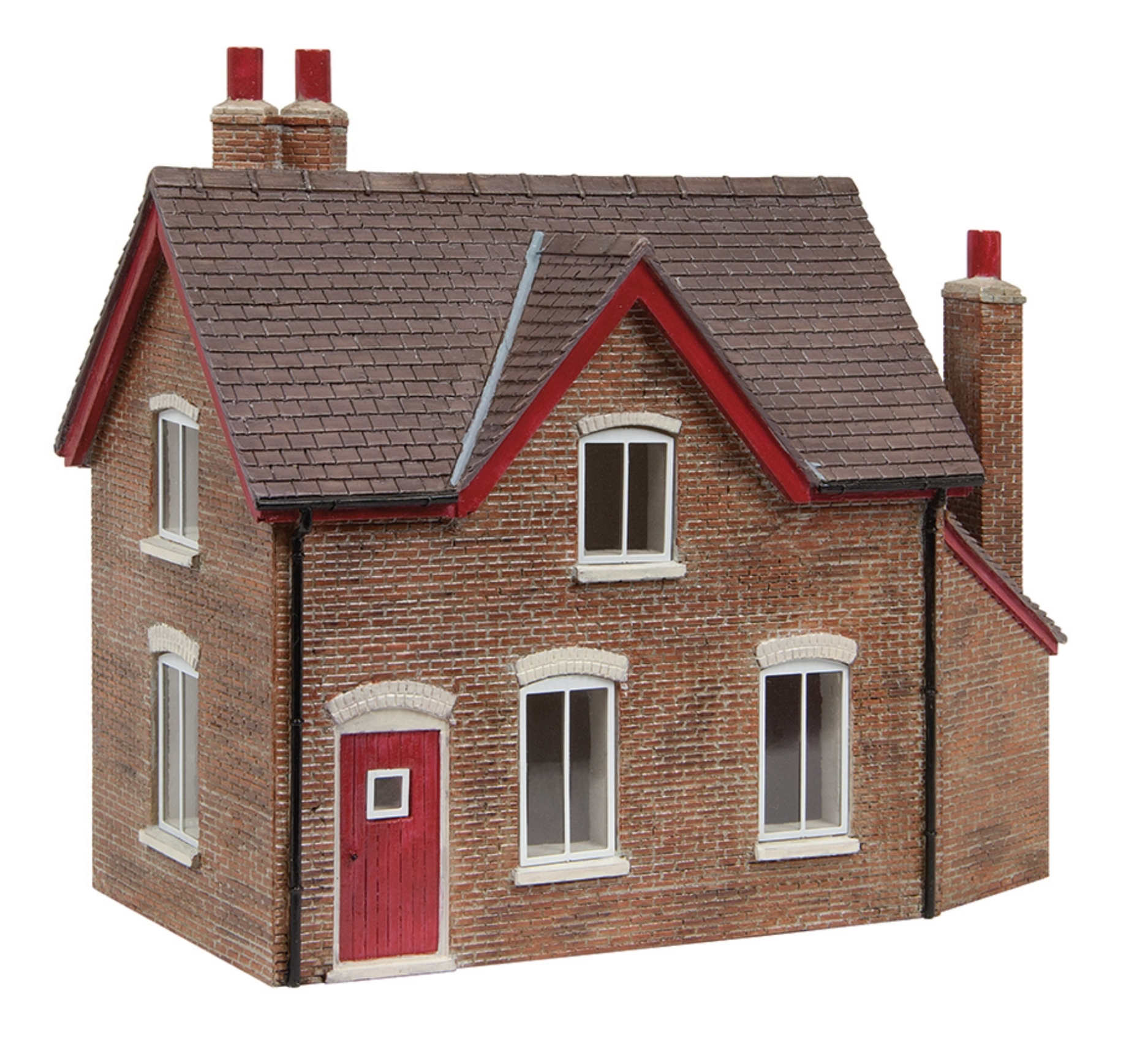 Scenecraft 44-0174R Gatekeeper's Cottage Red – Rails