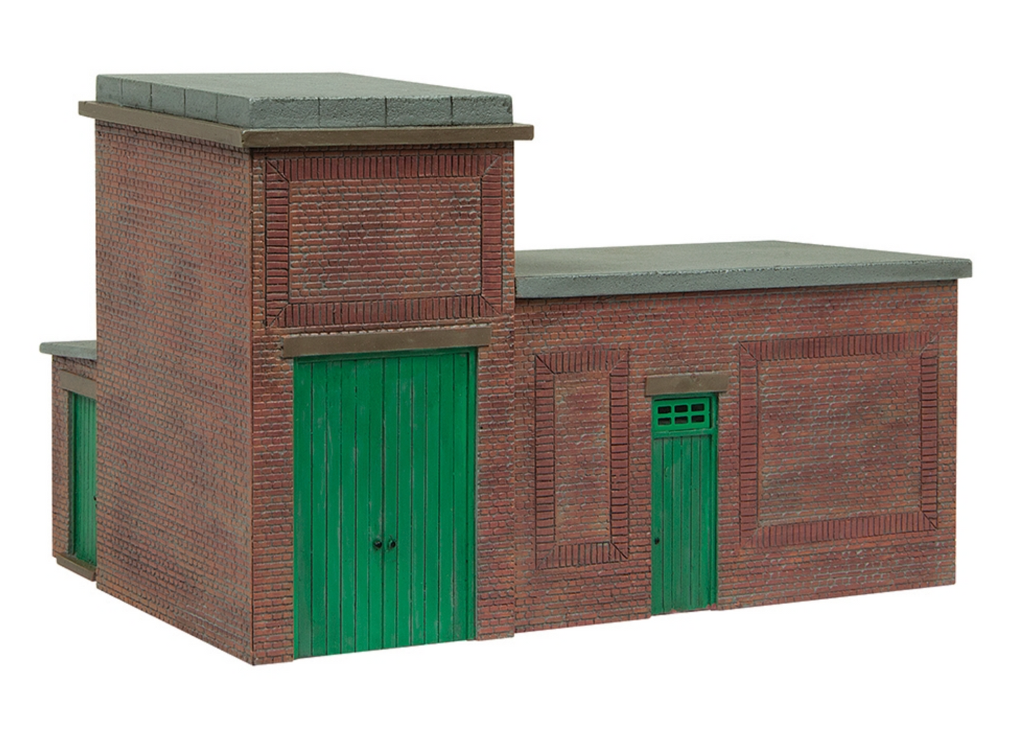 Lineside Brick Substation Green