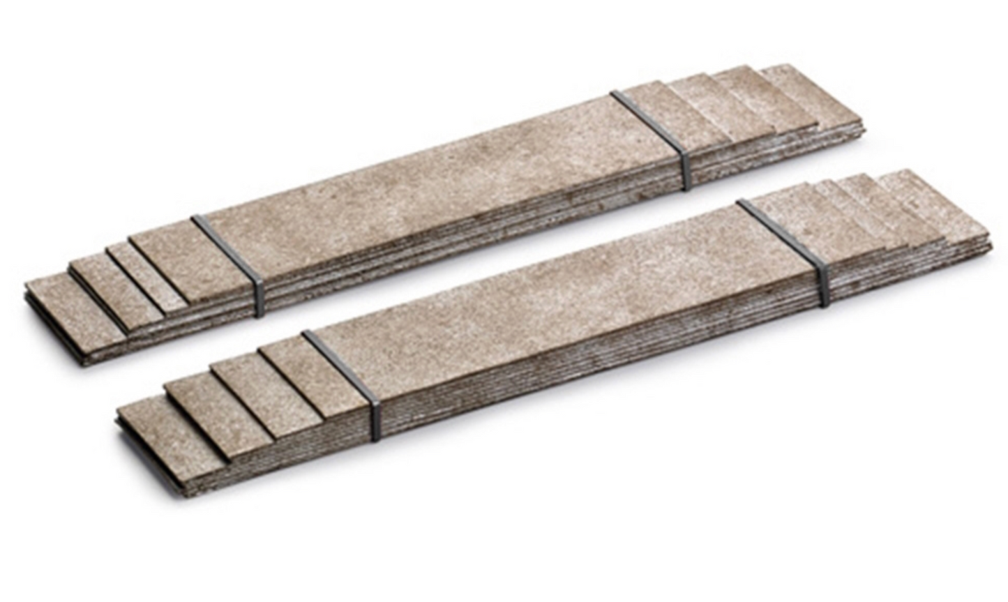 Steel Plate Load with Black Straps (x2)