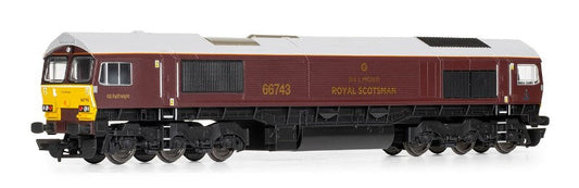 Pre-Owned R3950 Class 66 Co-Co 66743 Belmond Royal Scotsman GBRf Diesel Locomotive