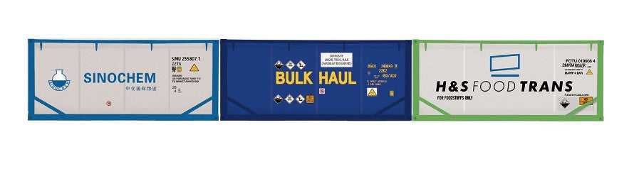 Bulkhaul Foodtrans & Sinochem Container Pack 3 x 20' Tanktainers