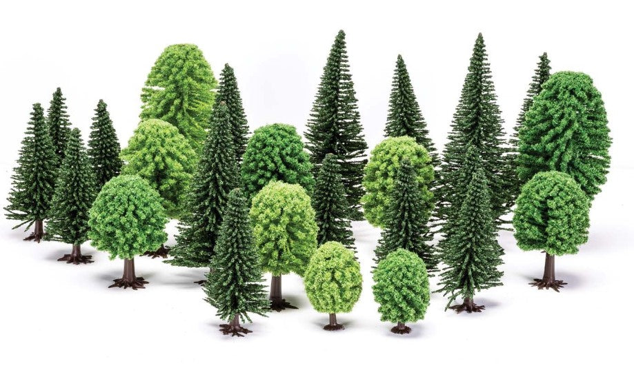 Hornby R7201 Hobby Mixed (Deciduous and Fir) Trees – Rails