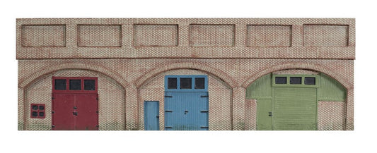 Pre-Owned Skaledale Low Relief Viaduct with Lock Ups 2 Red Brick