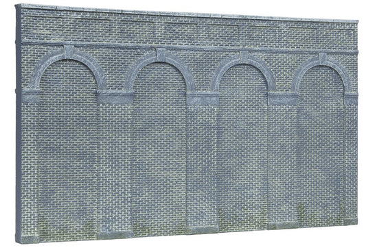 High Level Arched Retaining Walls x2 (Engineers Blue Brick)