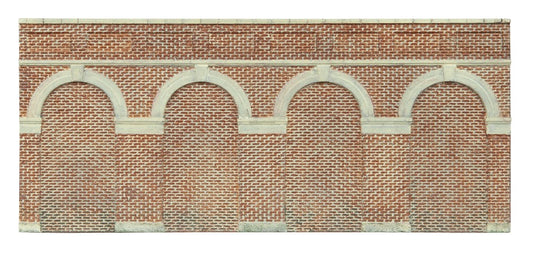 Skaledale Mid Level Arched Retaining Walls x2 (Red Brick)