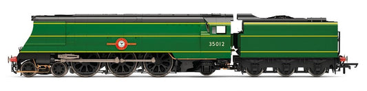 Class 8P Merchant Navy 4-6-2 35012 'United States Lines' BR Lined Malachite Green Steam Locomotive