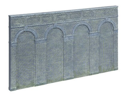 High Level Arched Retaining Walls x2 (Engineers Blue Brick)