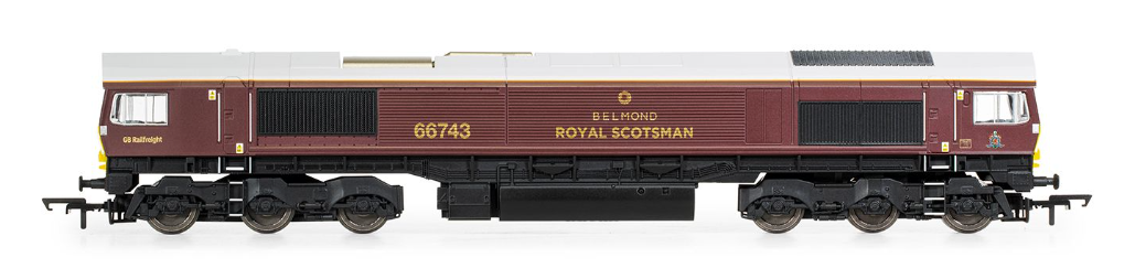 Pre-Owned R3950 Class 66 Co-Co 66743 Belmond Royal Scotsman GBRf Diesel Locomotive