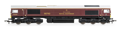 Pre-Owned R3950 Class 66 Co-Co 66743 Belmond Royal Scotsman GBRf Diesel Locomotive