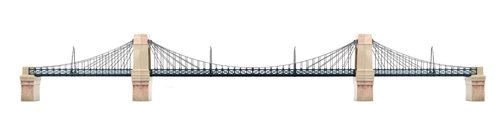 Skaledale Grand Suspension Bridge Model Kit