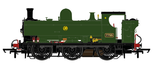 5700 Class 57xx Pannier Tank - GWR Shirtbutton Green 0-6-0 Tank Locomotive No.7755