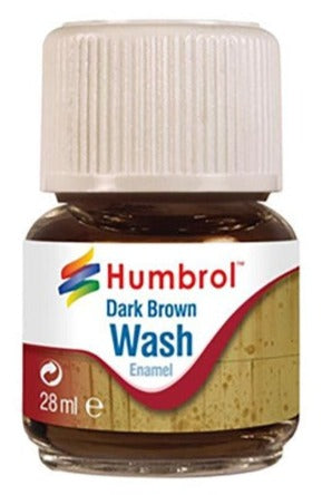 28ml Enamel Wash - Dark Brown