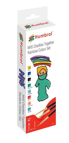 NHS Charities Together Acrylic Dropper Bottle Paint and Brush Set