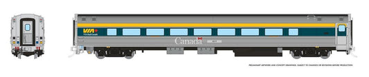 HO VIA HEP2 Coach: VIA Rail - Current Scheme (Teal): #4112