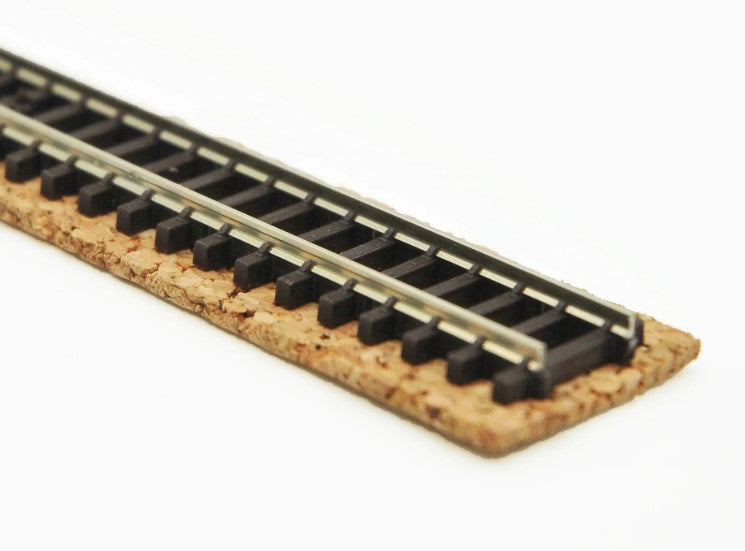 O Gauge - Model Railway Cork Track Underlay 10 Meters Long x 65mm - 2mm Thick