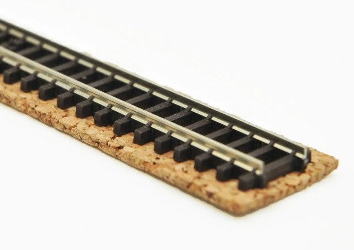 O Gauge - Model Railway Cork Track Underlay 10 Meters Long x 65mm - 3mm Thick