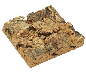 Large Cork Bark - 100mm x 100mm - 20mm Thick