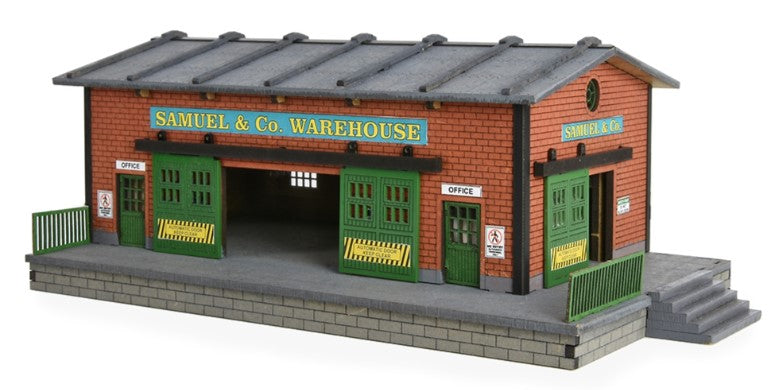Warehouse Scale Rails Proses PLS-043 O Scale Warehouse with Motorized Working Doors – Rails