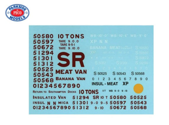 Parkside PS79 Transfer (waterslide) SR/BR from kits PS100-101 – Rails