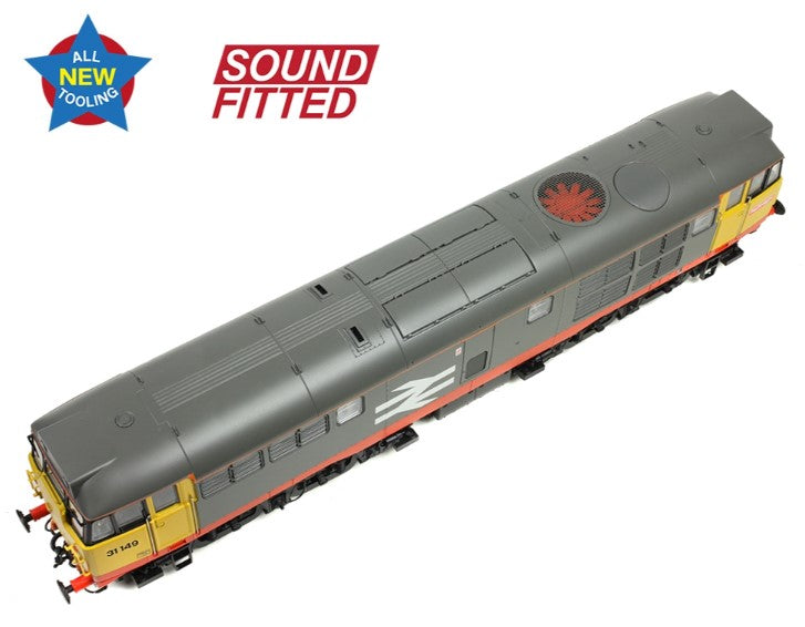 Class 31/1 Refurbished 31180 BR Railfreight (Red Stripe) Diesel Locomotive - DCC Sound