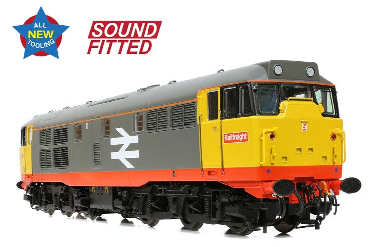 Class 31/1 Refurbished 31180 BR Railfreight (Red Stripe) Diesel Locomotive - DCC Sound