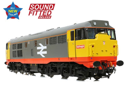 Class 31/1 Refurbished 31180 BR Railfreight (Red Stripe) Diesel Locomotive - DCC Sound Deluxe