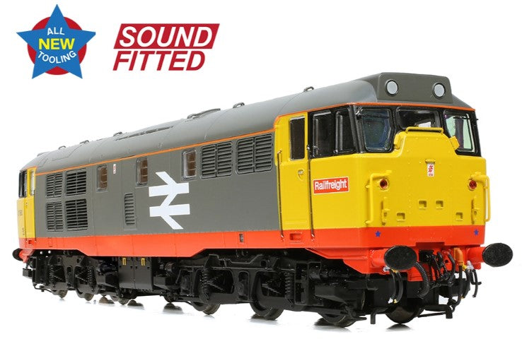 Class 31/1 Refurbished 31149 BR Railfreight (Red Stripe) Diesel Locomotive - DCC Sound