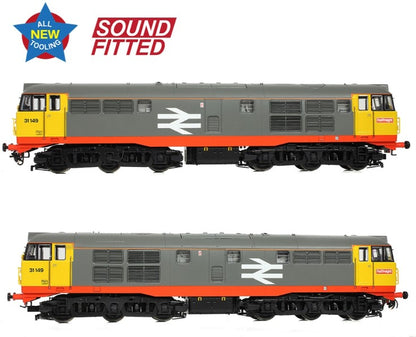 Class 31/1 Refurbished 31149 BR Railfreight (Red Stripe) Diesel Locomotive - DCC Sound