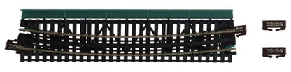 Unitrack (R448-15T) Curved Girder Bridge Green 15 Degree