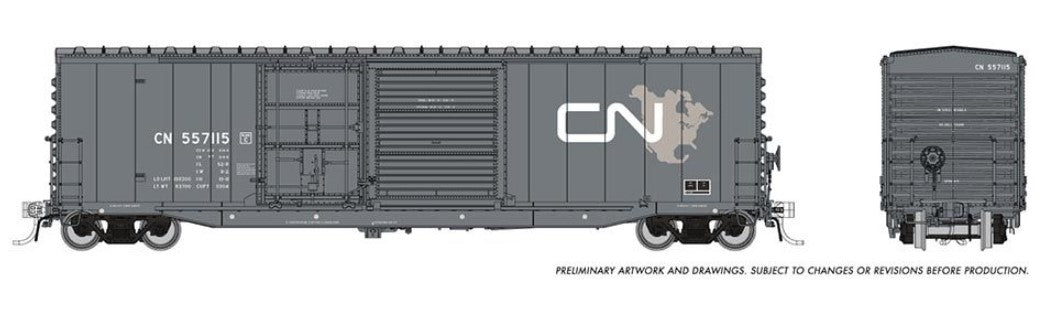 HO NSC 5304 Boxcar: CN - North America: #557115