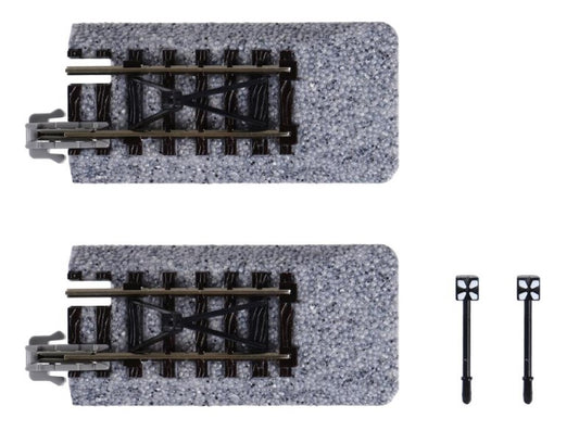 Kato 20-048 Ground Level Buffer Stop (Rail) on 50.5mm Straight (2)