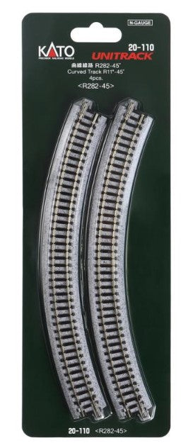 Ground Level Radius 282mm Curved Track 45 Deg.(4)