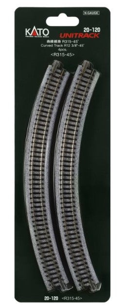 Ground Level Radius 315mm Curved Track 45 Deg.(4)