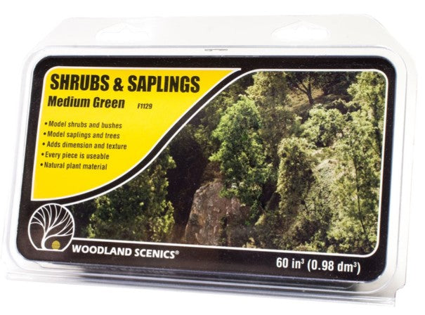 F1129 Medium Green Shrubs & Saplings