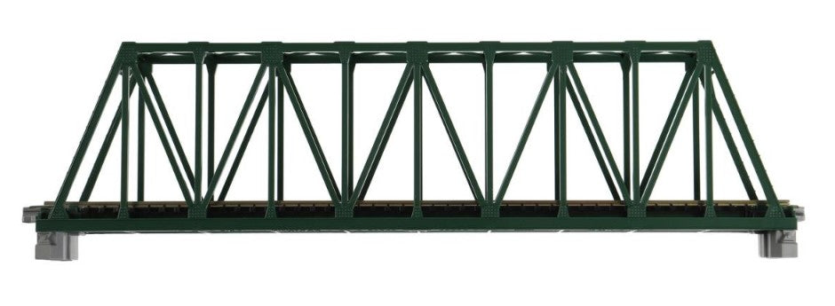 Kato 20-431 Single Track Truss Girder Bridge 248mm Green