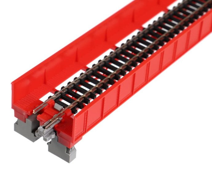 Kato 20-450 Single Track Plate Girder Bridge 186mm Red