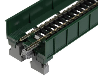 Kato 20-451 Single Track Plate Girder Bridge 186mm Green