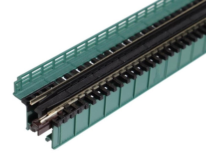 Kato 20-461 Single Track Deck Plate Girder Bridge 124mm Green