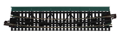 Unitrack (R448-15T) Curved Girder Bridge Green 15 Degree