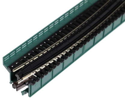 Unitrack (R448-15T) Curved Girder Bridge Green 15 Degree