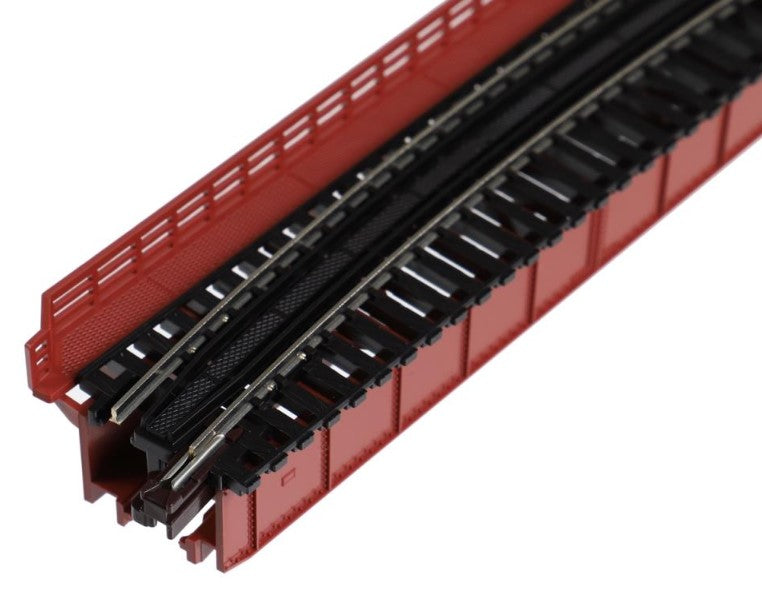 Unitrack Bridge Kato 20-470 Unitrack (R481-15T) Curved Girder Bridge Red 15 Degree ...