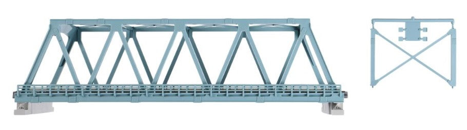 Kato 20-436 Double Track Truss Girder Bridge 248mm Light Blue